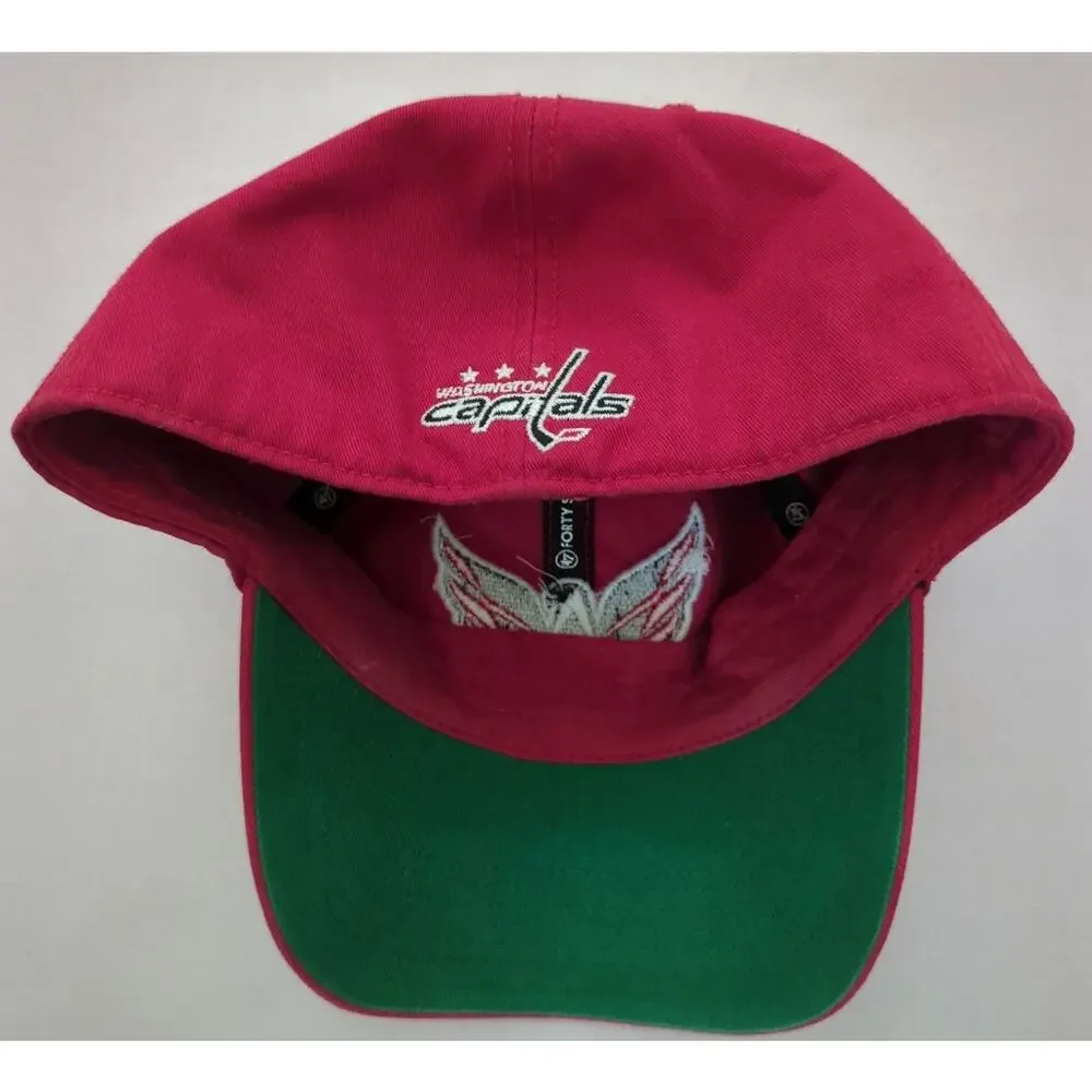 '47 Washington Capitals Red White Black Emboidered Logo NHL Cap Size Medium